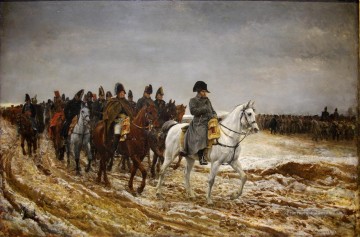 La campagne Français 1861 militaire Jean Louis Ernest Meissonier Ernest Meissonier académique Peinture à l'huile